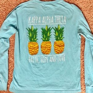 Kappa Alpha Theta Pineapple Long Sleeve Tee